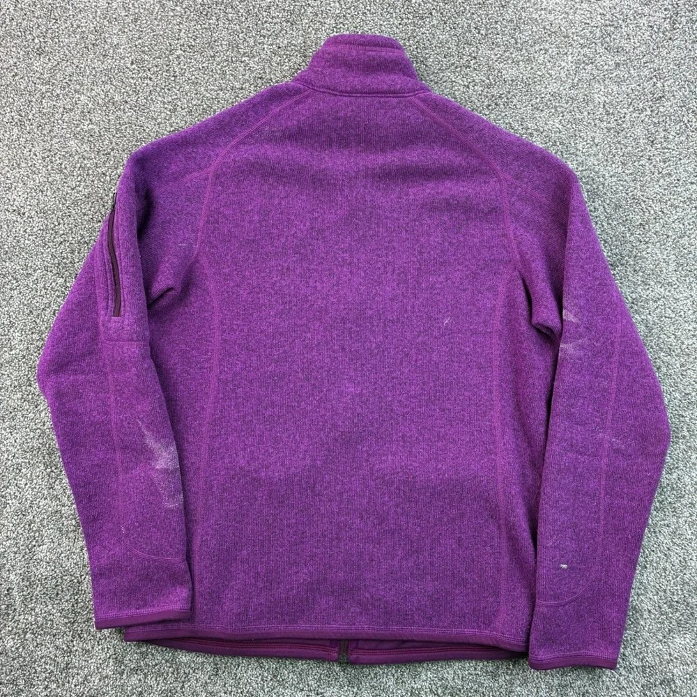 Patagonia Better Sweater Jacket Women's Large Purple Pink Full Zip Fleece 25542